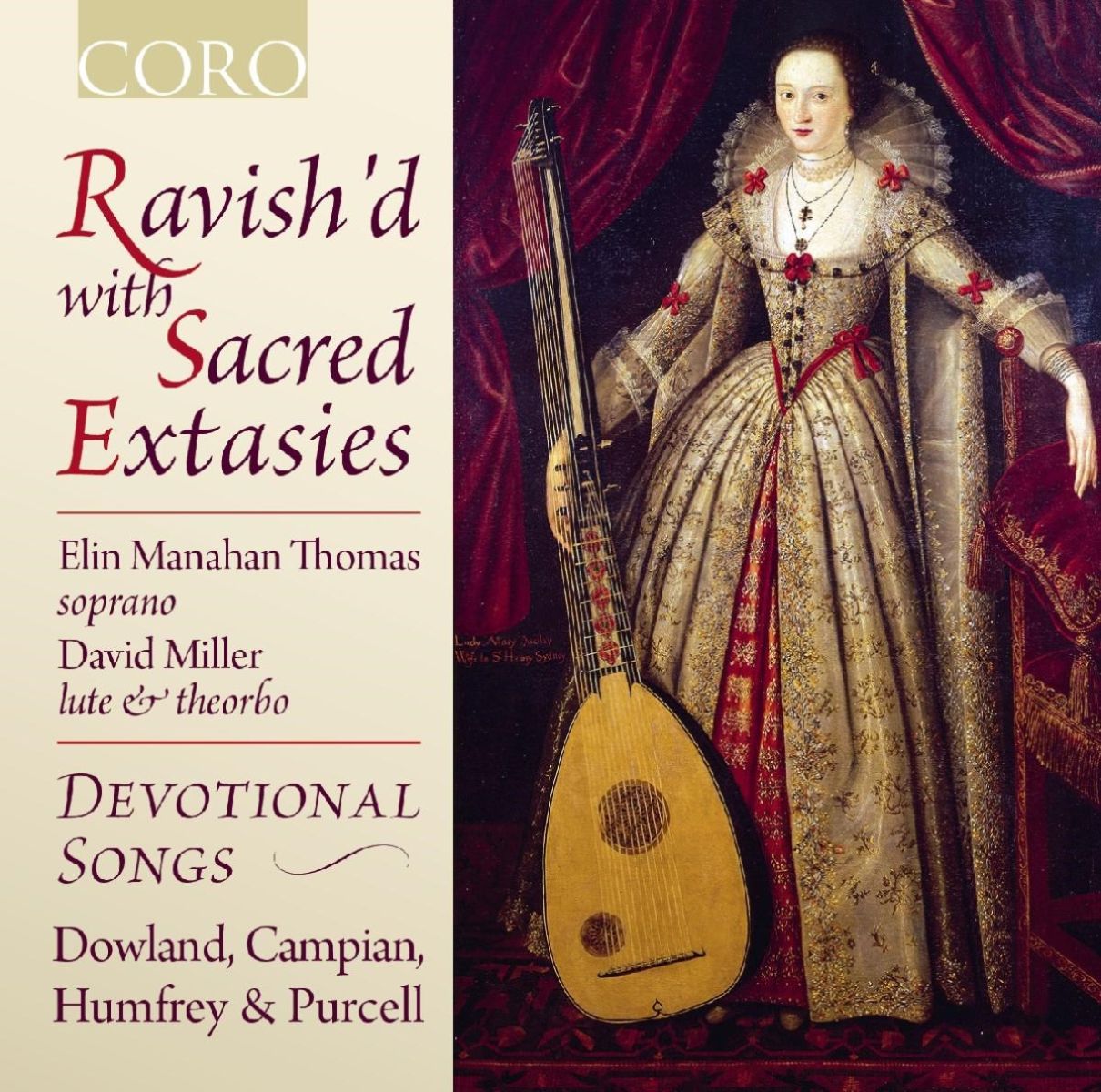 Afbeelding van Elin Manahan Thomas, David Miller - Ravish'd With Sacred Extasies