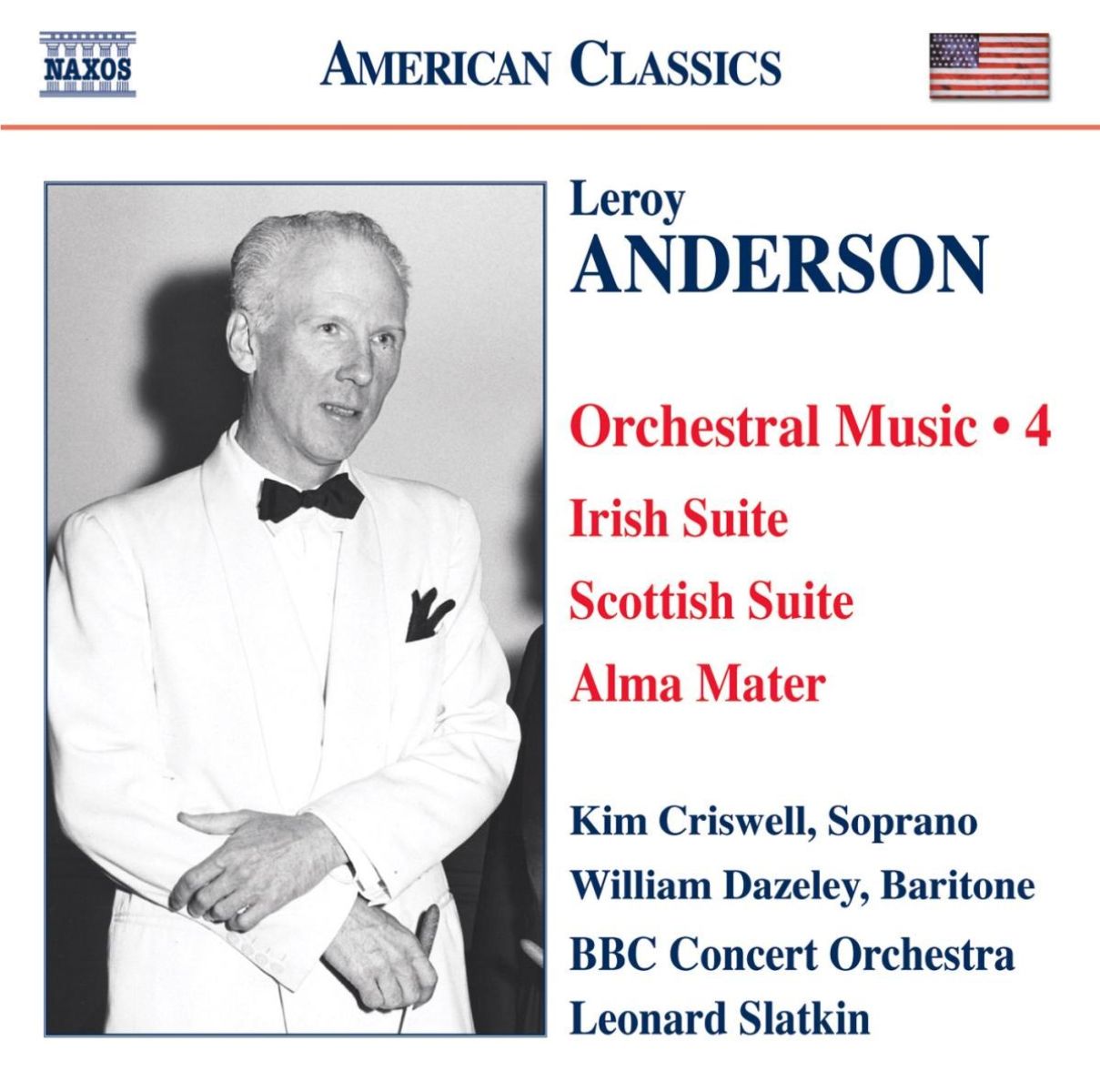Afbeelding van BBC Concert Orchestra, Leonard Slatkin - Anderson: Orchestral Music Volume 4