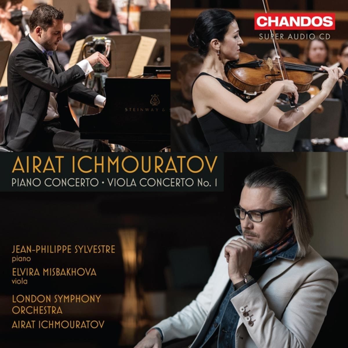 Afbeelding van London Symphony Orchestra, Airat ichmouratov - Ichmouratov: Piano Concerto Viola Concerto