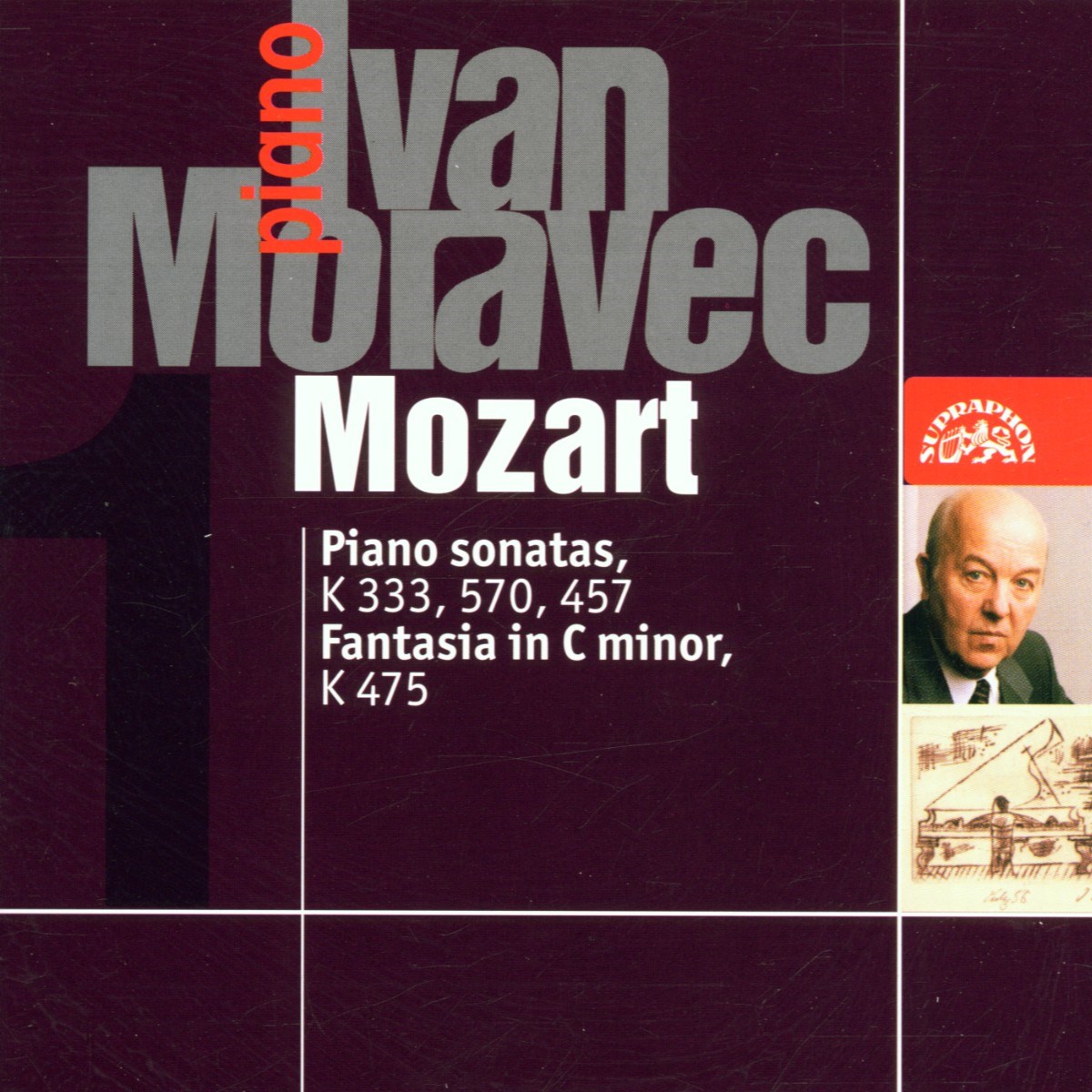 Afbeelding van Ivan Moravec Plays Mozart