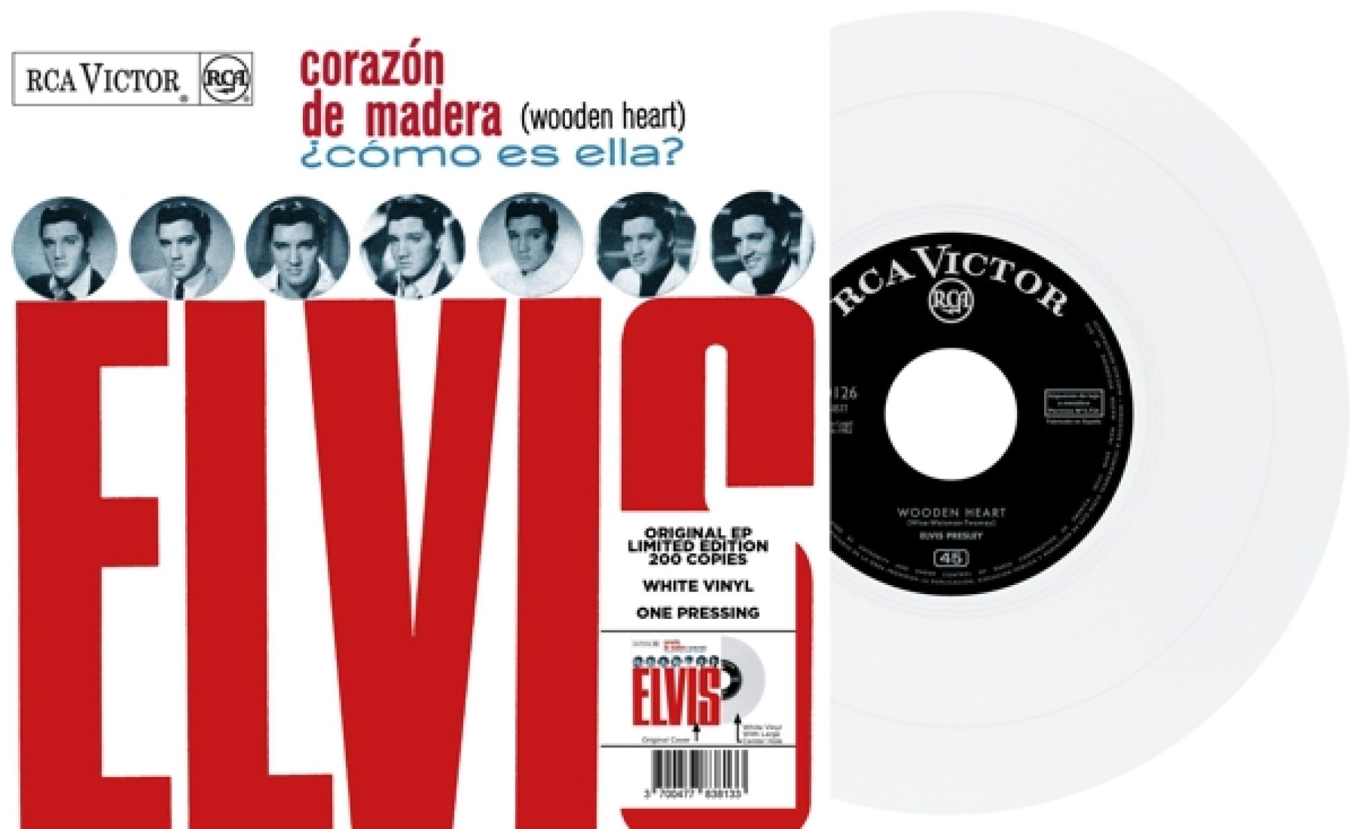 Afbeelding van Elvis Presley - EP Etranger N13 - Corazón De Madera (Espagne)