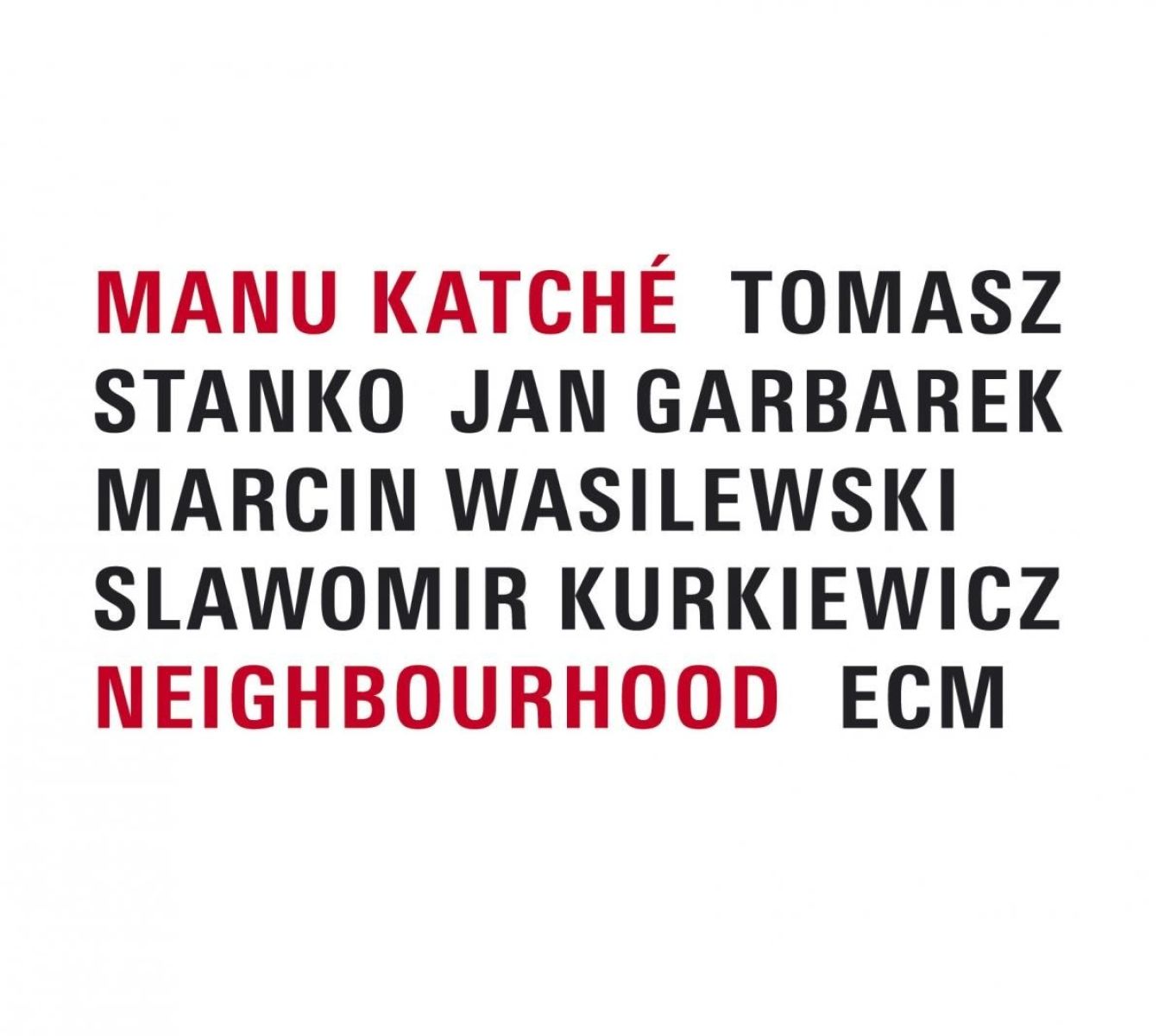 Manu Katché Ft. Tomsaz Stanko, Jan Garbarek - Neighbourhood