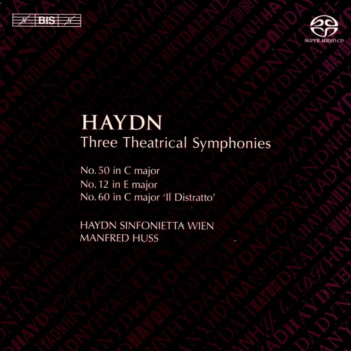 Afbeelding van Haydn Sinfonietta Wien, Manfred Huss - Haydn: Three Theatrical Symphonies