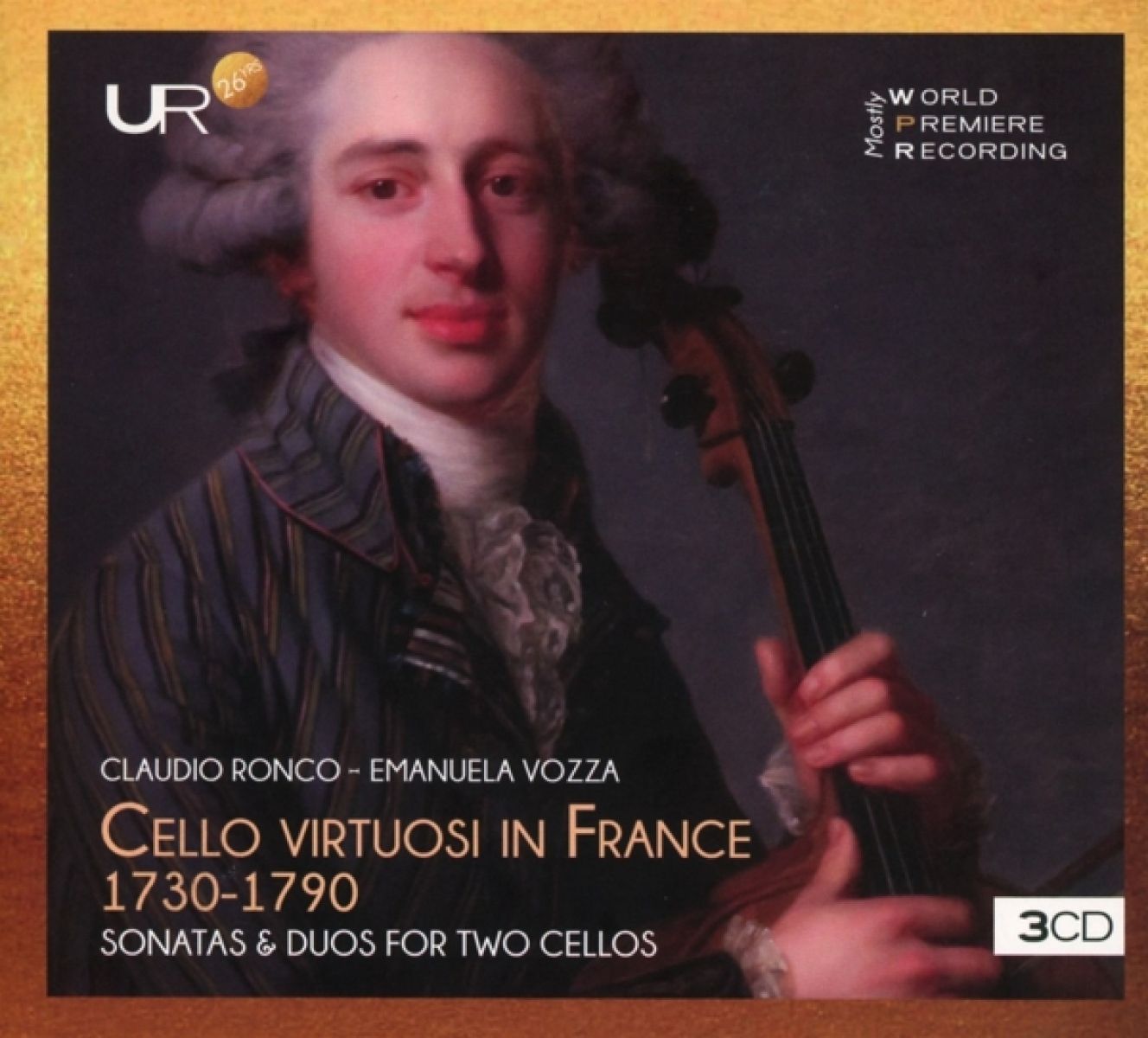 Claudio Ronco & Emanuela Vozza - Cello Virtuosi In France 1730-1790