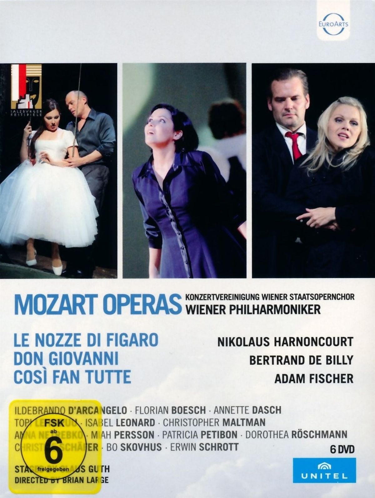 Afbeelding van Mozart - Da Ponte Operas - Sta