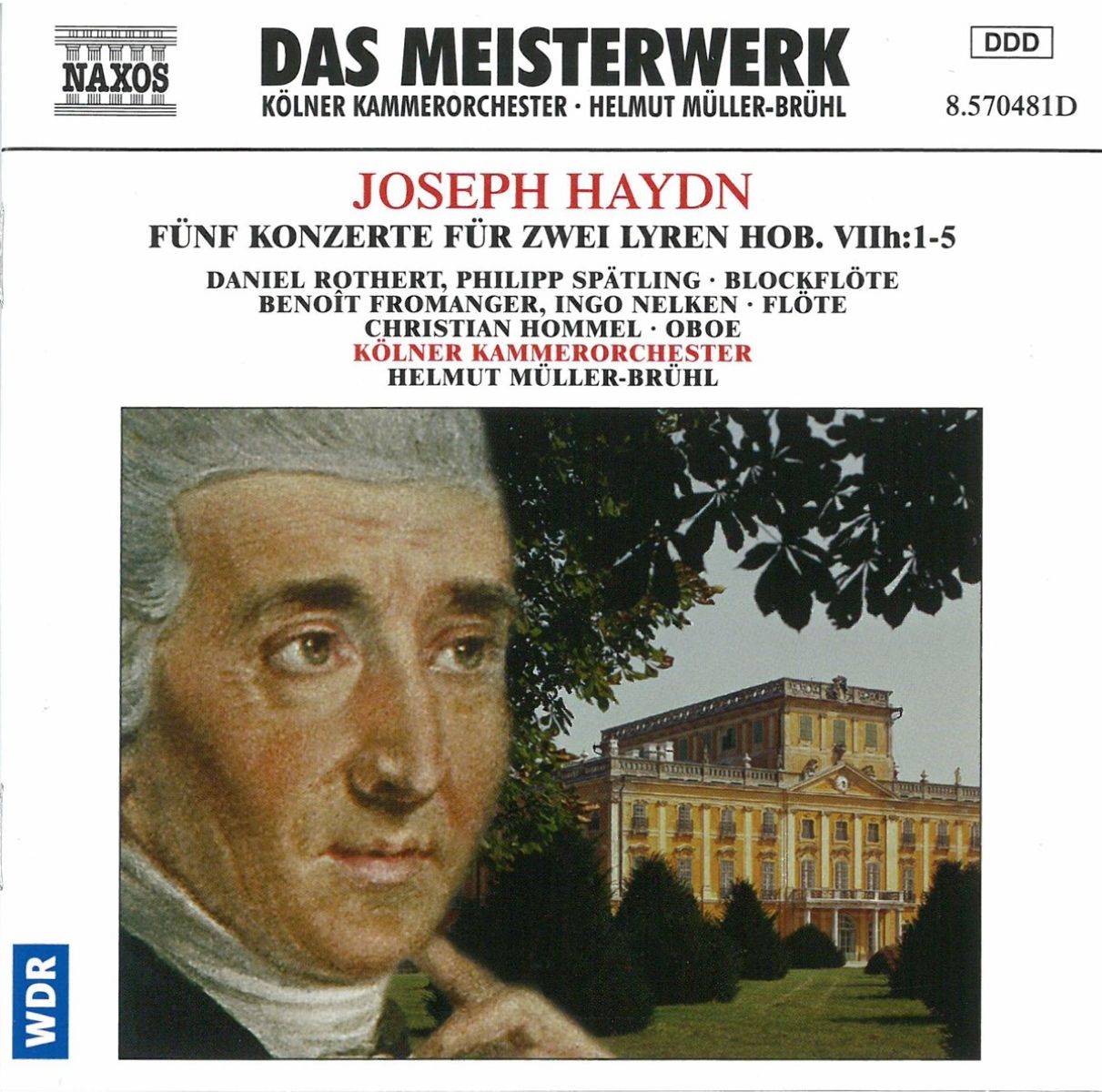 Benoît Fromanger, Kölner Kammerorchester, Helmut Müller-Brühl - Haydn: Five Concertos For Two Lire