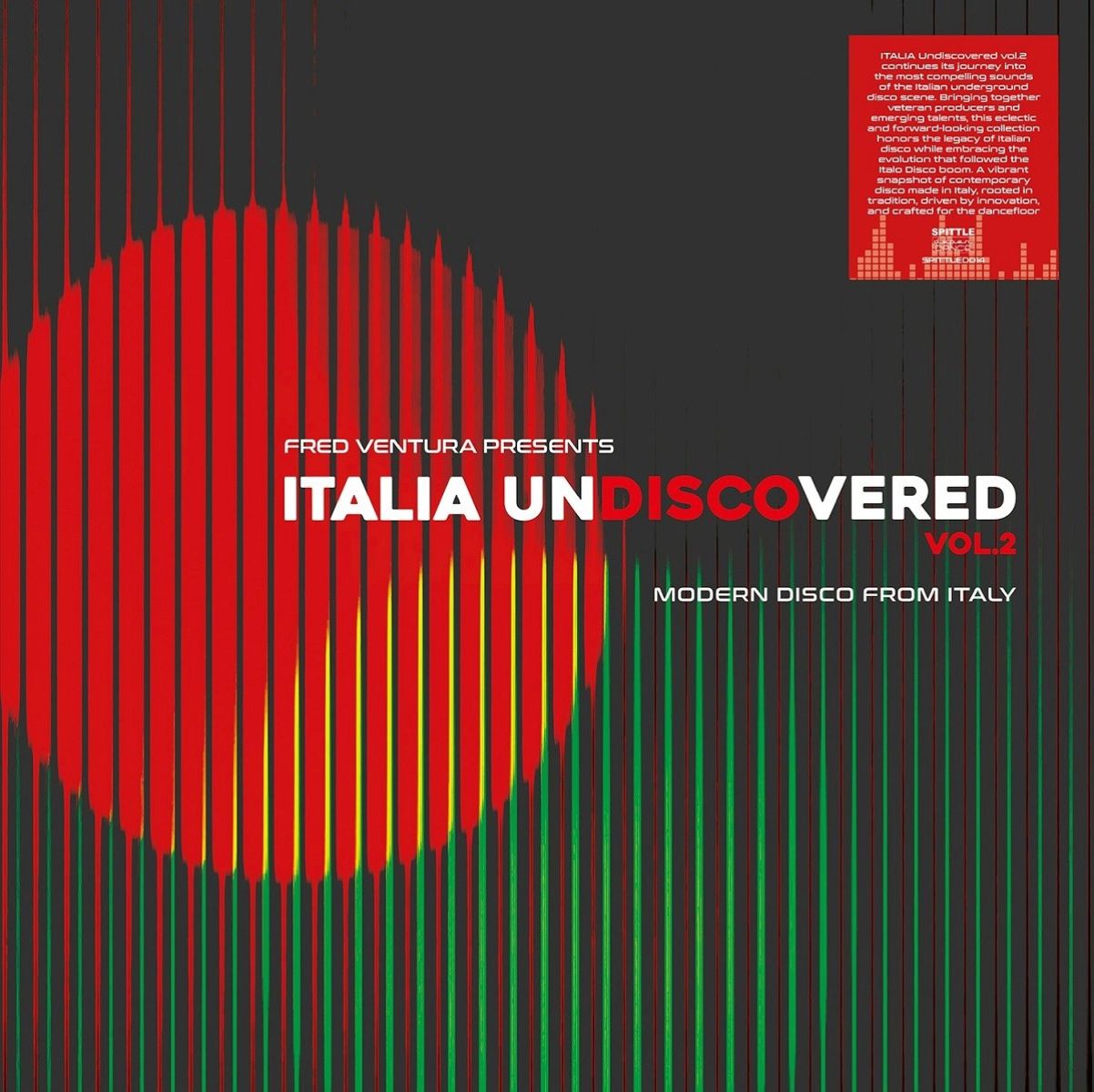 Afbeelding van Fred Ventura Presents Italia Undisco Vered Vol.2 - Modern Disco From Italy