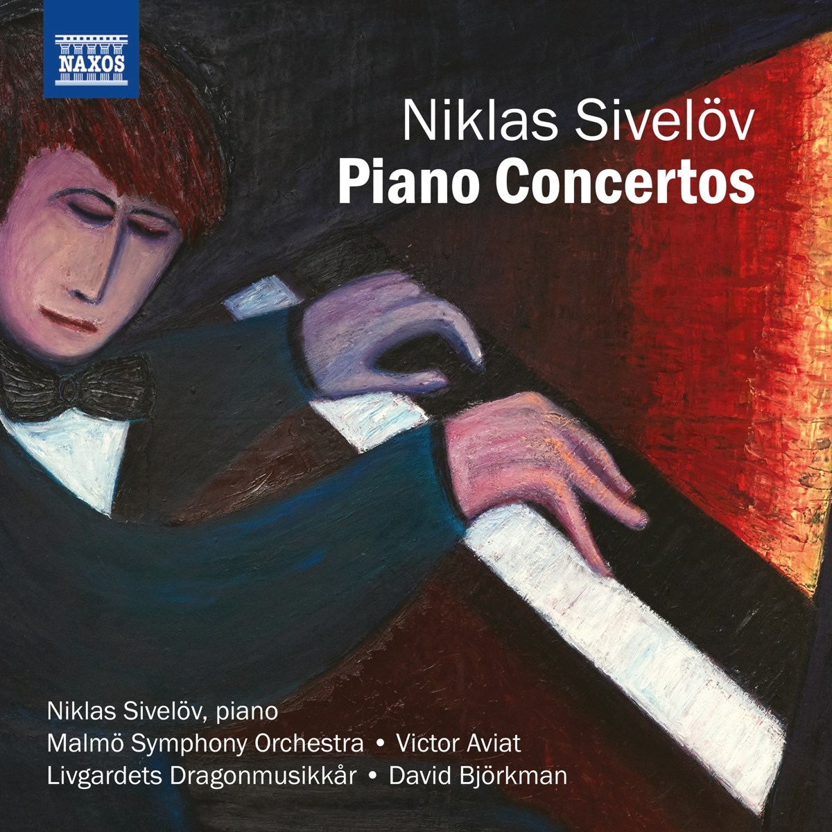 Afbeelding van Malmö Symphony Orchestra, Livgardets Dragonmusikkår, Victor Aviat, David Björkman - Silvelöv: Piano Concertos