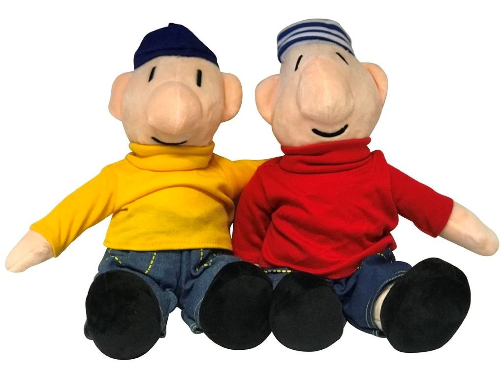 Afbeelding van Buurman & Buurman - Pluche Twee Poppen Zittend