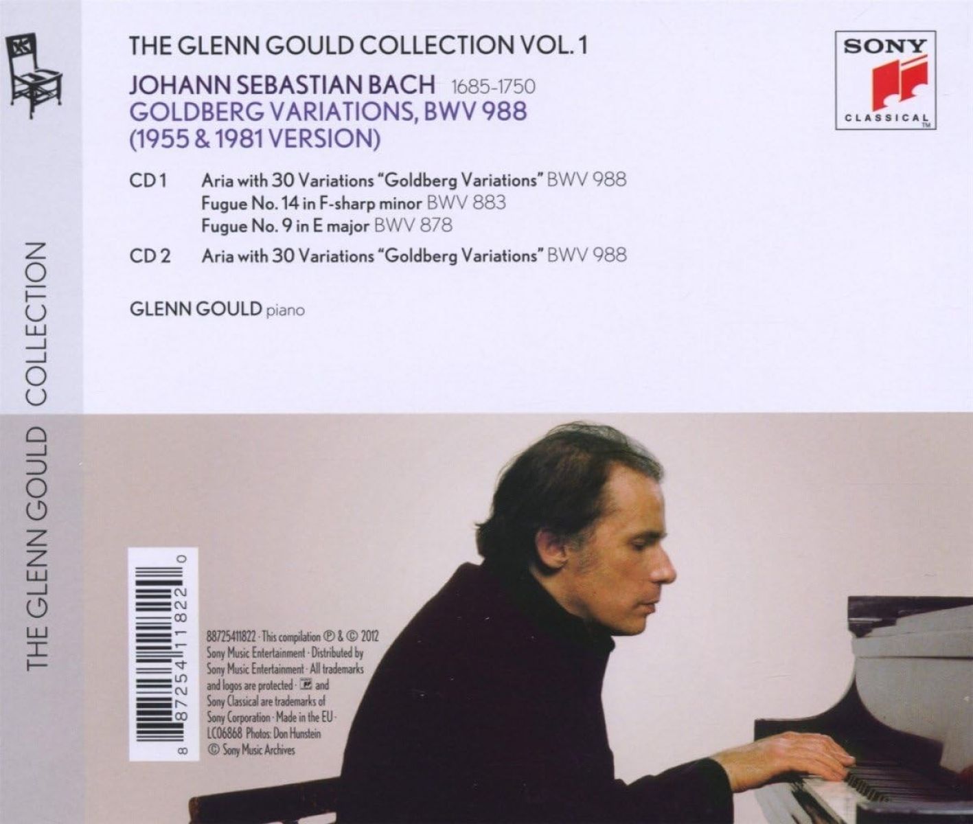 Afbeelding van Glenn Gould - Glenn Gould Plays Bach: Goldberg Variations BWV 988 - The Historic 1955 Debut Recording | The 1981 Digital Recording