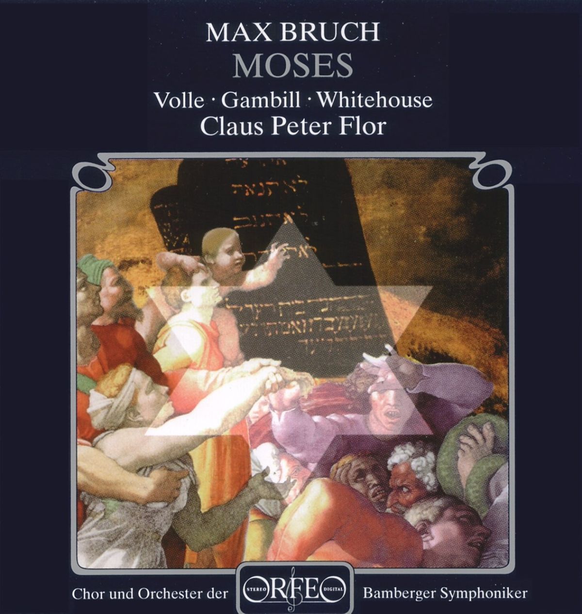 Afbeelding van Michael Volle, Robert Gambill, Elizabeth Whitehouse, Chor Und Orchester Der Bamberger Symphoniker, Claus Peter Flor - Bruch: Moses