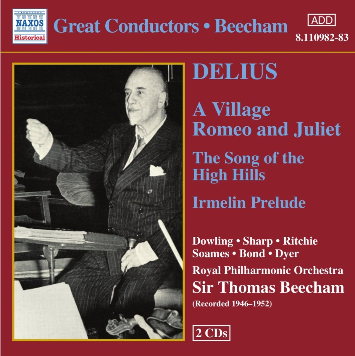 Afbeelding van Royal Philharmonic Orchestra, Sir Thomas Beecham - Delius: A Village Romeo And Juliet
