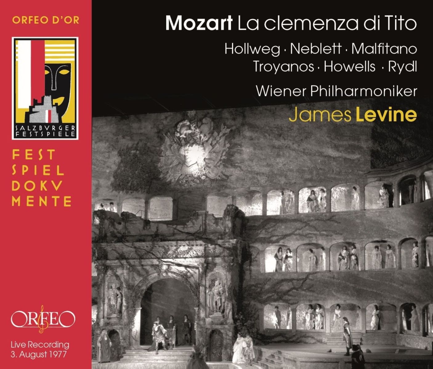 Afbeelding van Wiener Philharmoniker, James Levine - Mozart: La Clemenza Di Tito