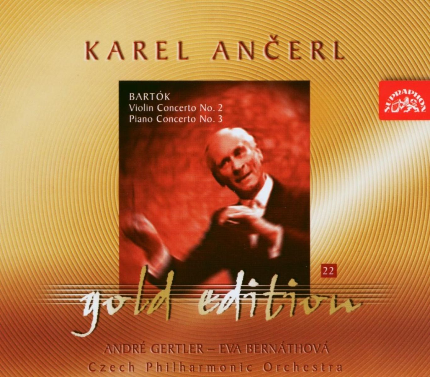 Afbeelding van Czech Philharmonic Orchestra, Karel Ancerl - Bartók: Ancerl Gold Edition 22:Violin Concerto