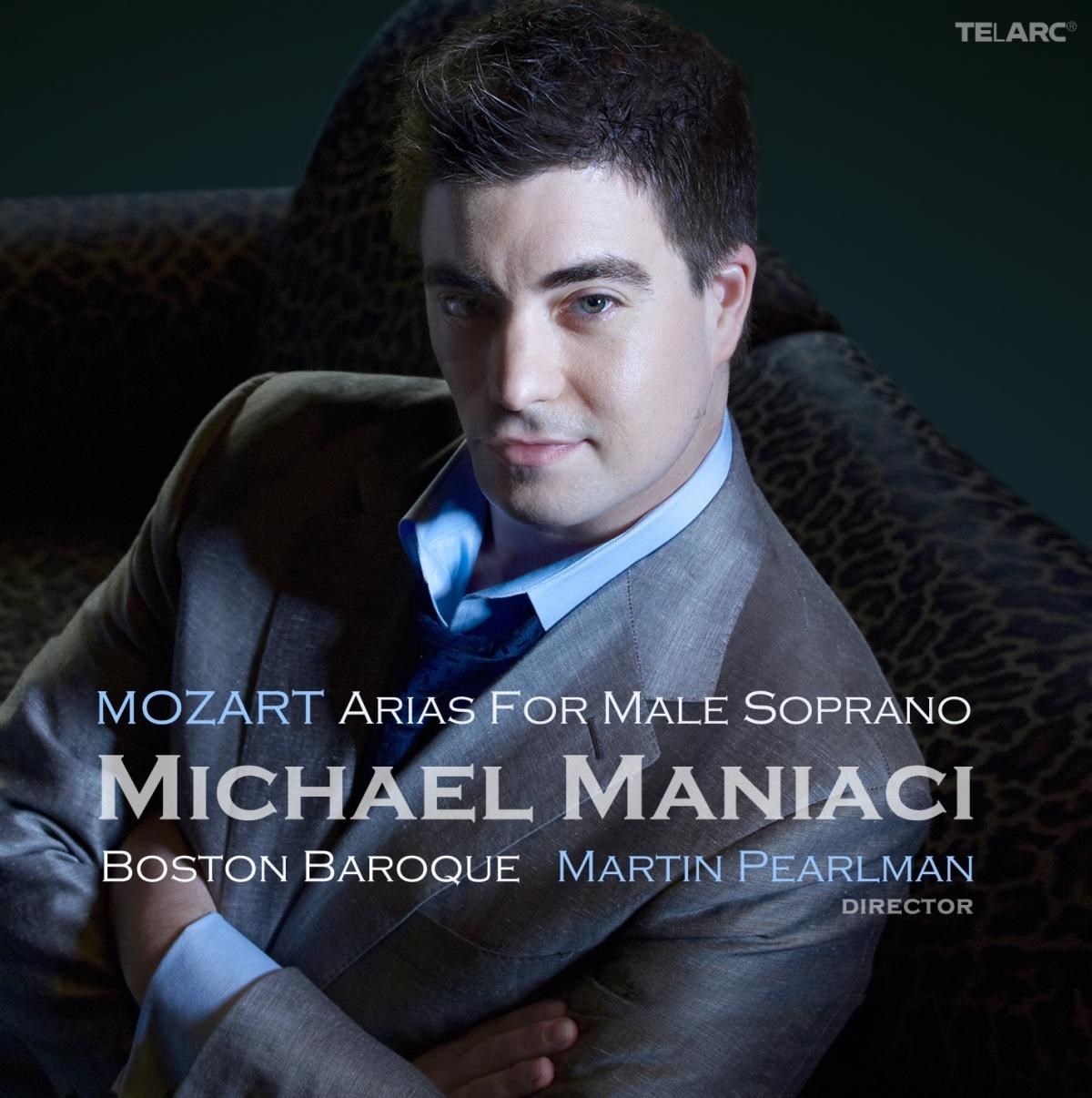 Afbeelding van Michael Maniaci, Boston Baroque, Martin Perlman - Mozart Arias For Male Soprano