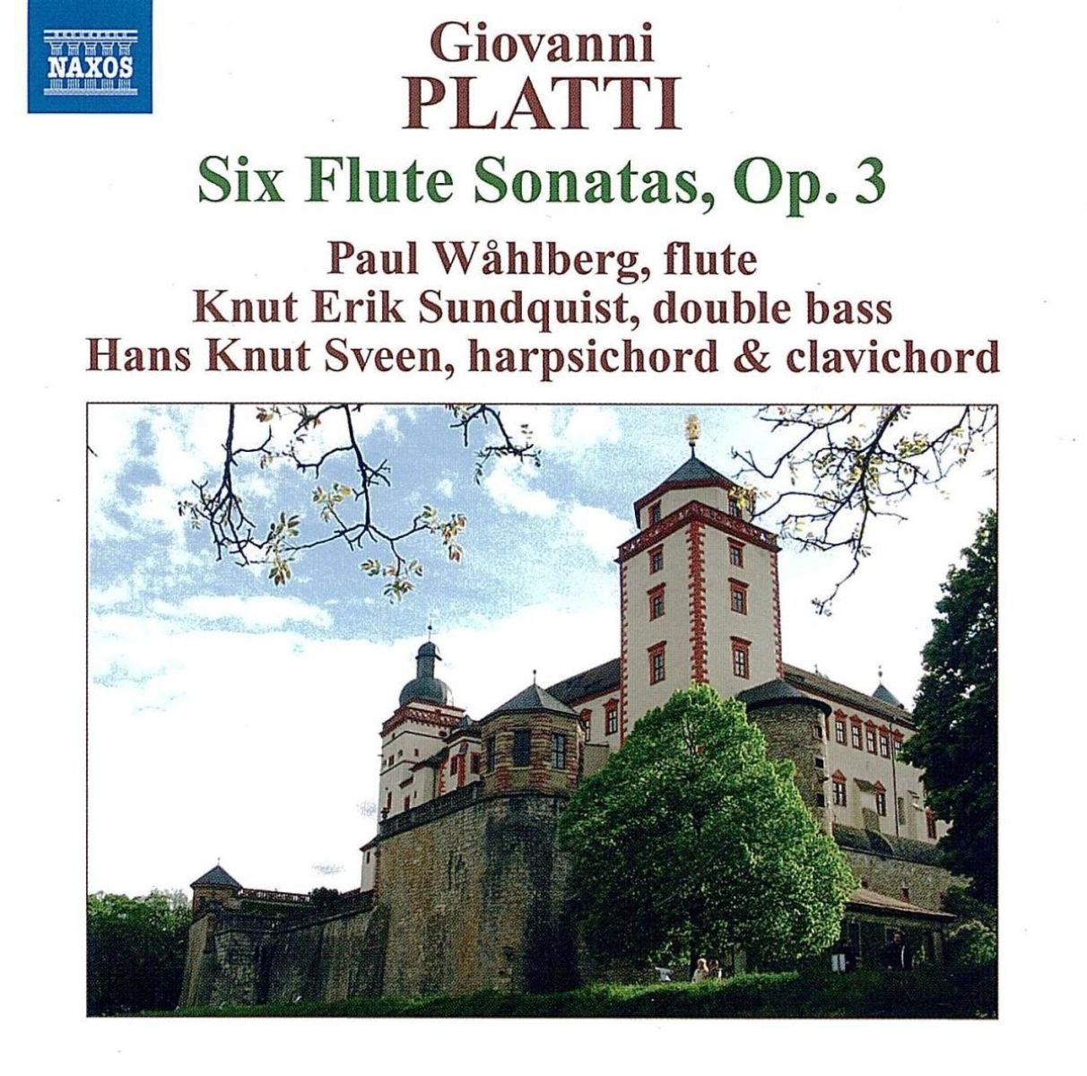 Afbeelding van Paul Wåhlberg, Knut Erik Sundquist, Hans Knut Sveen - Platti: Six Flute Sonatas Op.3