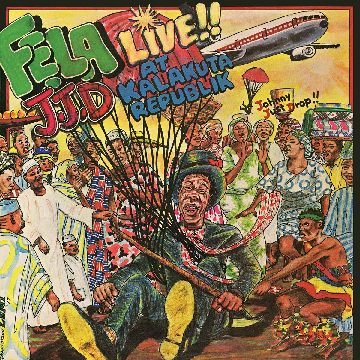 Afbeelding van Fela Kuti & Africa 70 - J.J.D (Johnny Just Drop!!) - Live!! At Kalakuta Republik