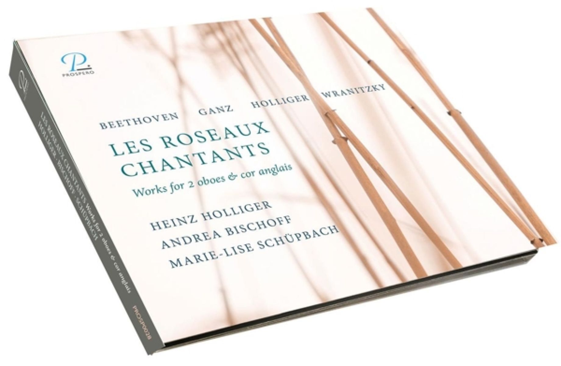 Afbeelding van Heinz Holliger, Andrea Bischoff, Marie-Lise Schüpbach - Les Roseaux Chantants - Works For 2 Oboes & Cor Anglais