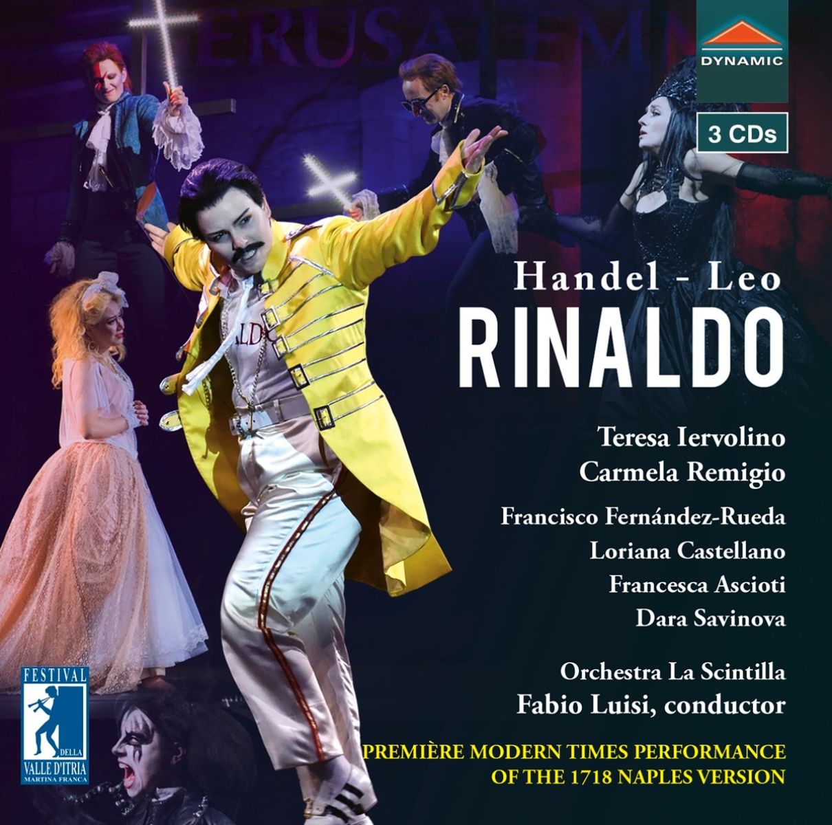 Afbeelding van Carmela Remigio, Francisco Fernández-Rueda, Loriana Castellano, Francesca Ascioti, Dara Savinova, Orchestra La Scintilla, Fabio Luisi - Händel: Rinaldo