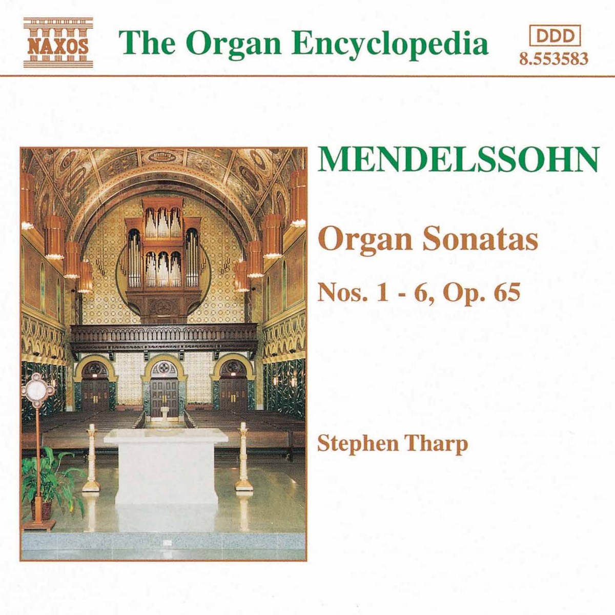 Afbeelding van Stephen Tharp - Mendelssohn: Organ Sonatas 1-6