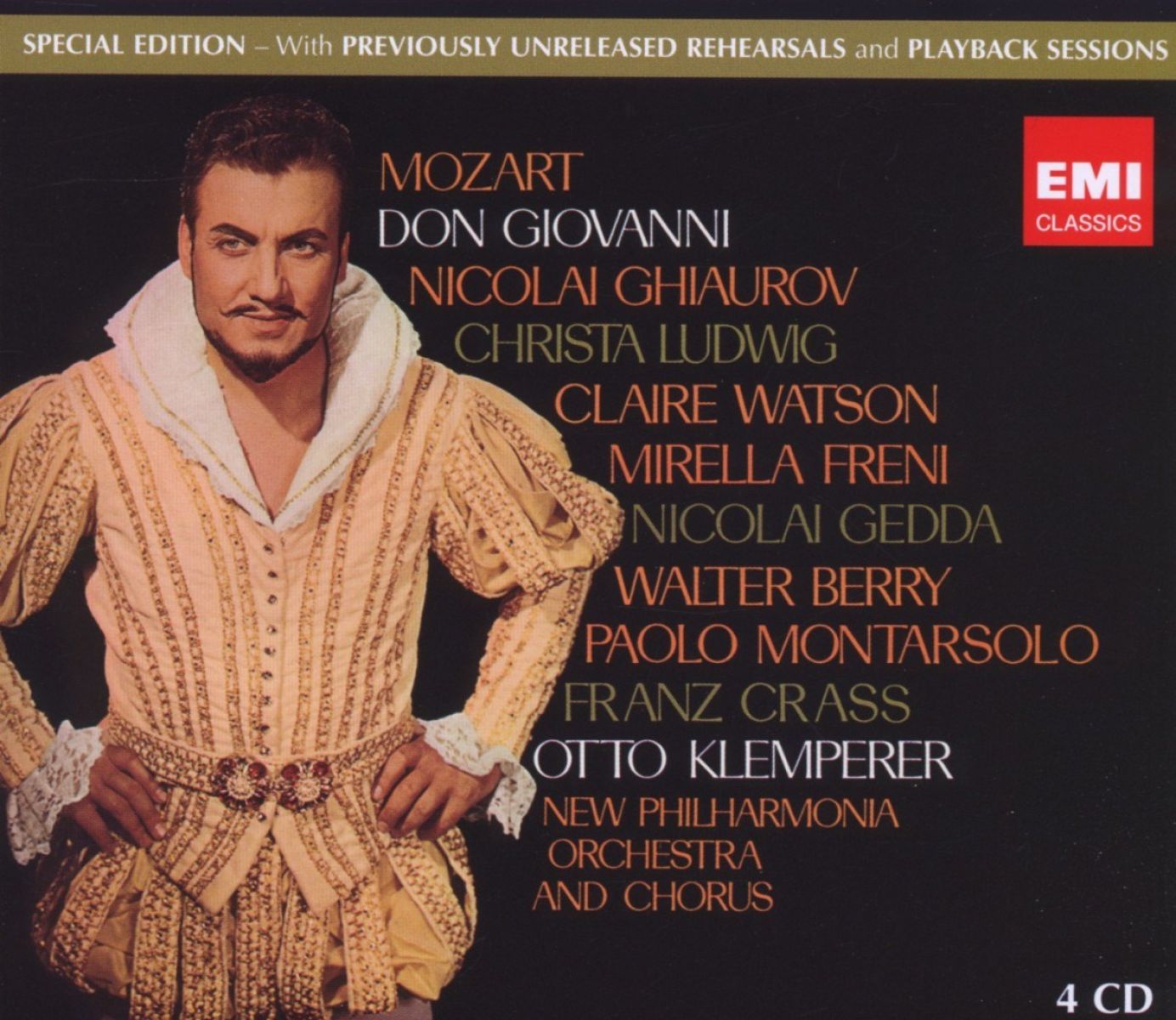 Nicolai Gedda, Walter Berry, Paolo Montarsolo, Franz Crass, New Philharmonia Orchestra, Otto Klemperer - Mozart: Don Giovanni
