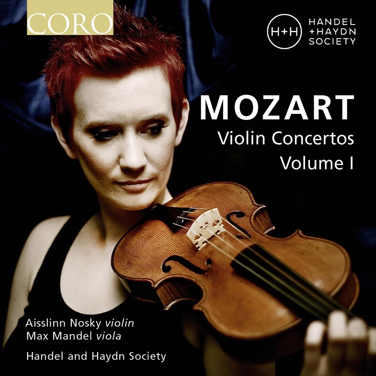 Afbeelding van Aisslinn Nosky, Max Mandel, The Handel & Haydn Society Of Boston - Mozart: Violin Concertos, Volume 1