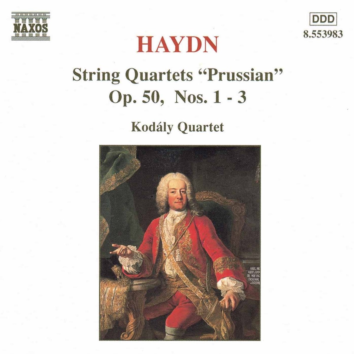 Afbeelding van Kodály Quartet - Haydn: String Quartets Op. 50, Nos. 1-3