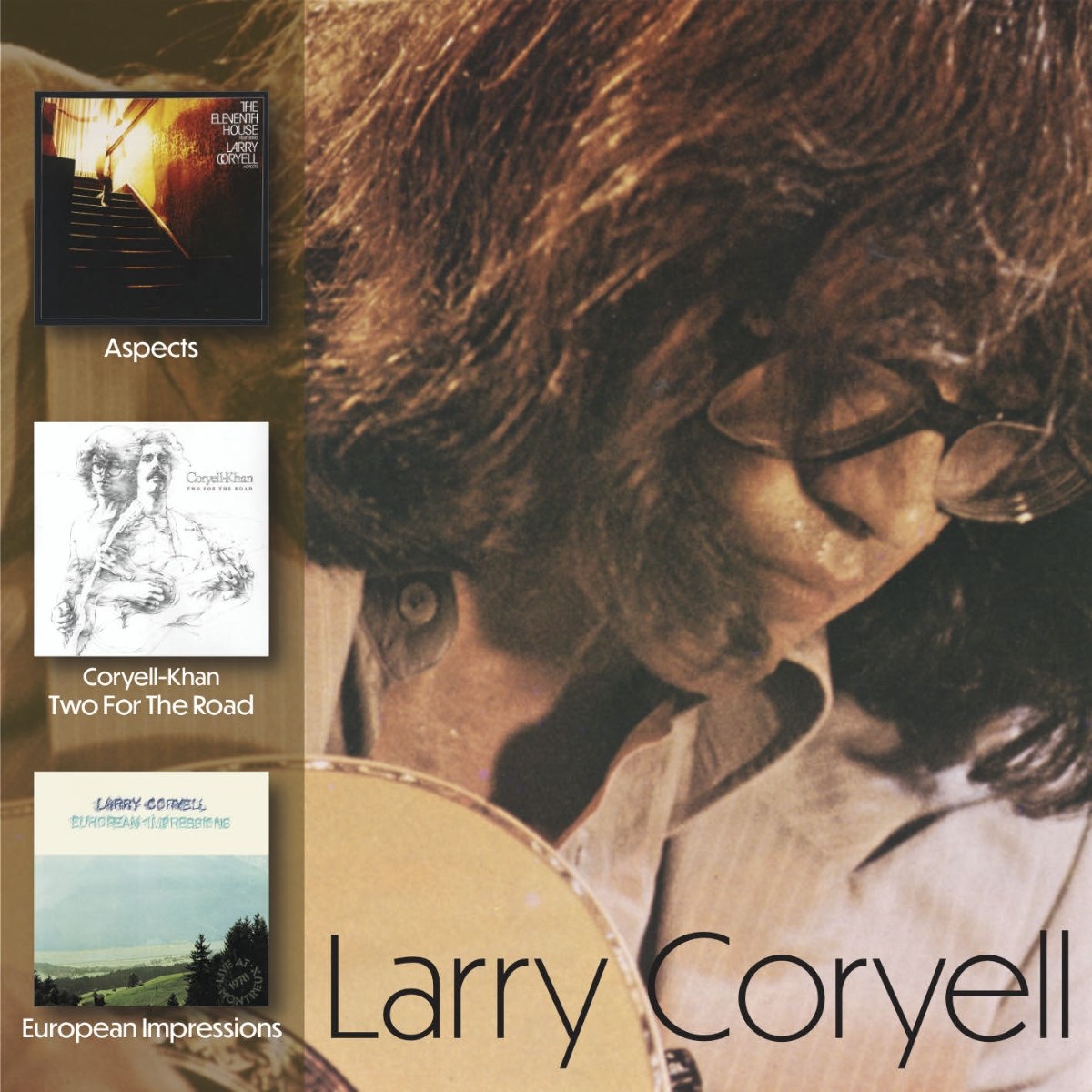 Afbeelding van Larry Coryell - Aspects / Two For The Road / European Impressions