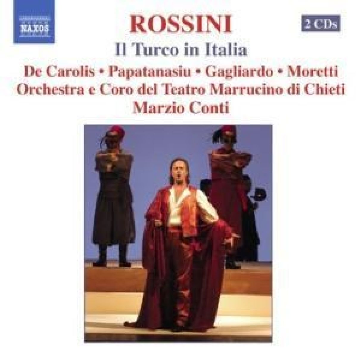 Afbeelding van Orchestra e Coro Del Teatro Marrucino Di Chieti, Mario Conti - Romani: Il Turco In Italia