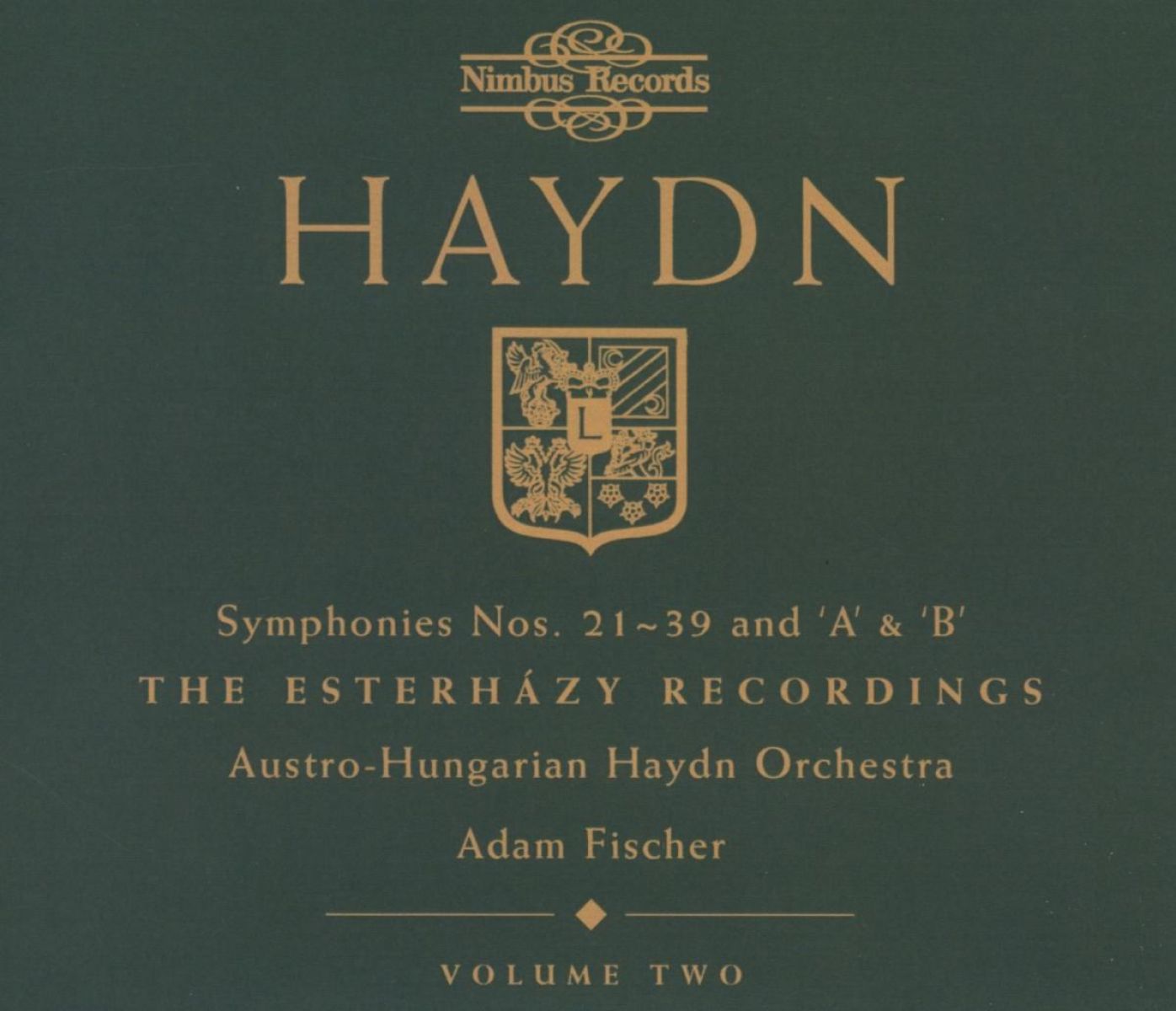 Afbeelding van Austro-Hungarian Haydn Orchestra, Ádám Fischer - Haydn: Symphonies Nos. 21-39 And 'A' & 'B' - The Esterházy Recordings - Volume Two