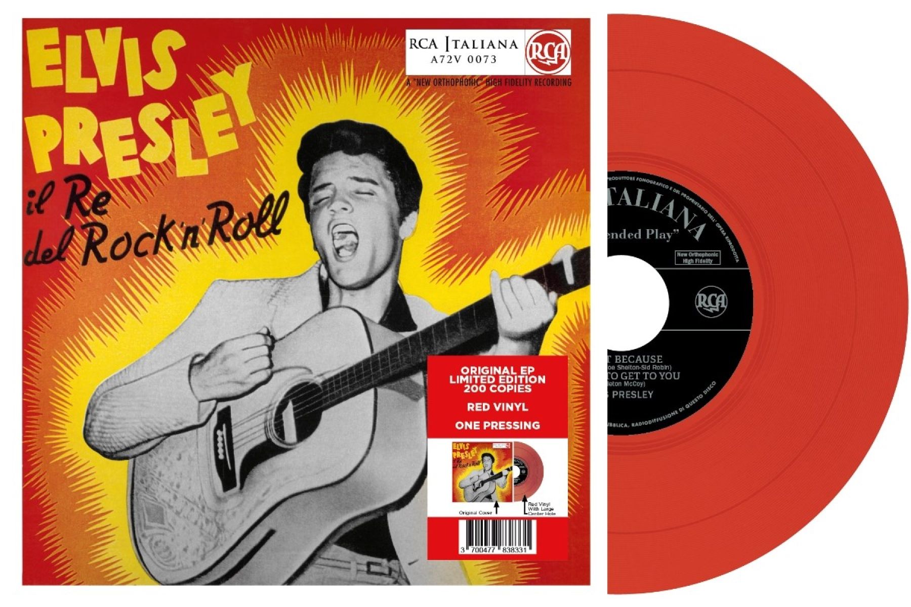 Afbeelding van Elvis Presley - EP Etranger N15 - Il Re Del Rock'n'roll (Italie)