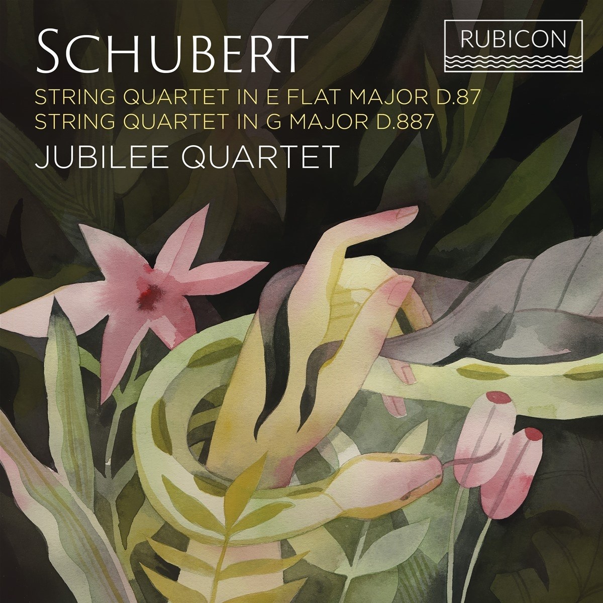 Afbeelding van Jubilee Quartet - Schubert: String Quartet In E Flat Major D. 87 | String Quartet In G Major D.887