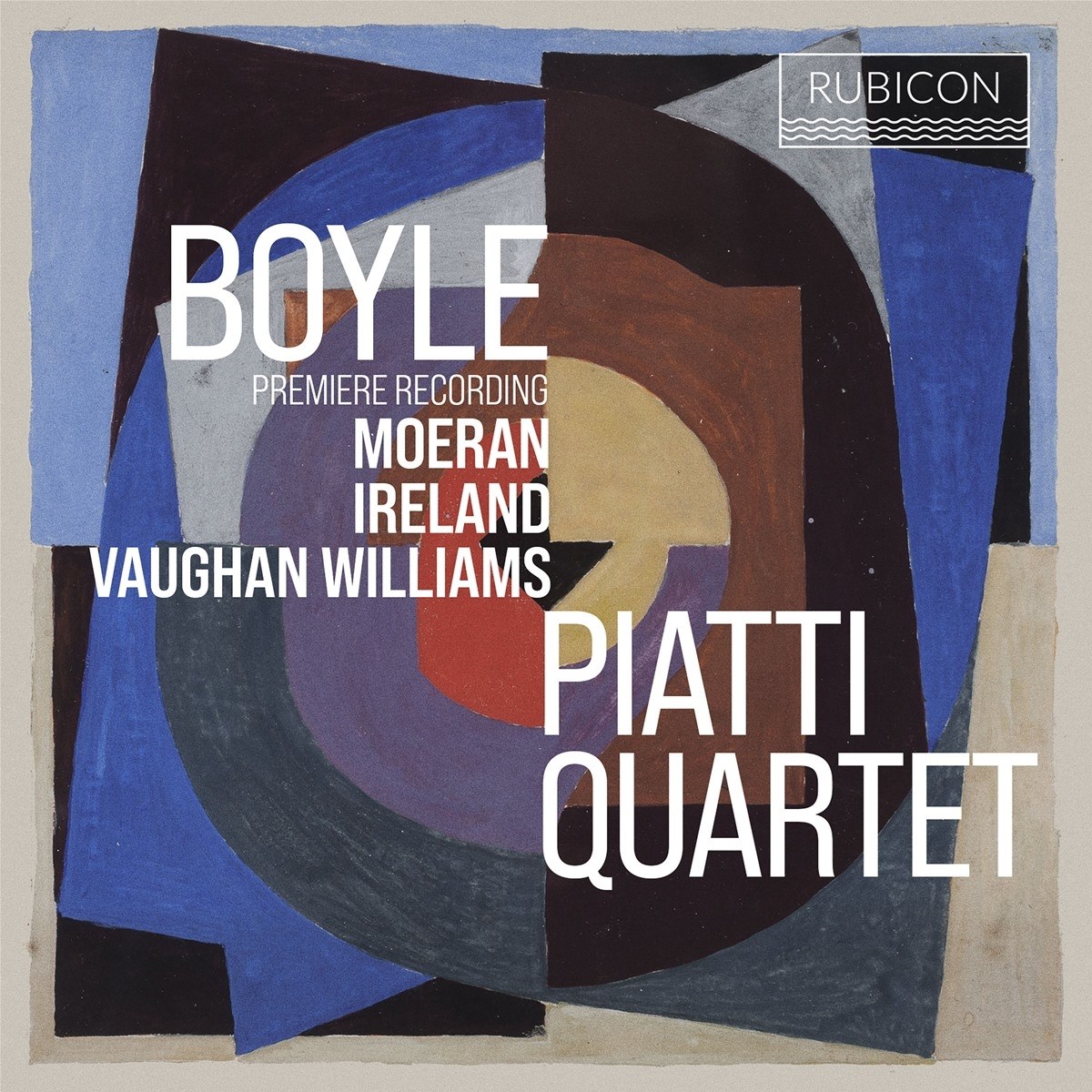 Afbeelding van Piatti Quartet - Boyle Premiere Recording - Moeran - Ireland - Vaughan Williams
