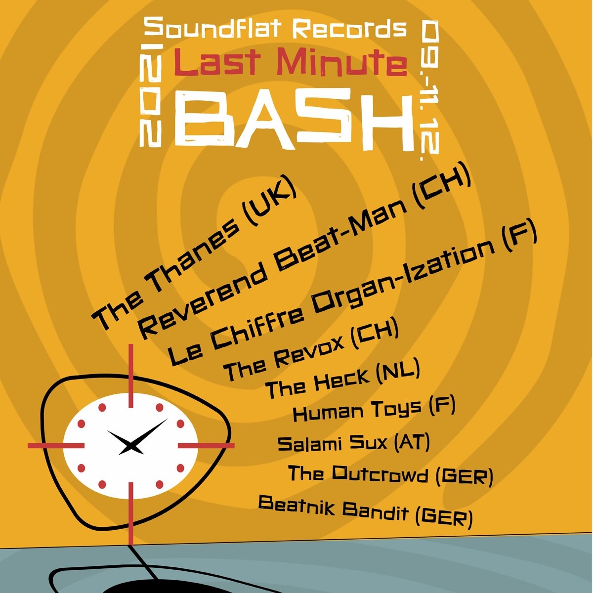 Afbeelding van Various Artists - Soundflat Records Last Minute Bash Compilation