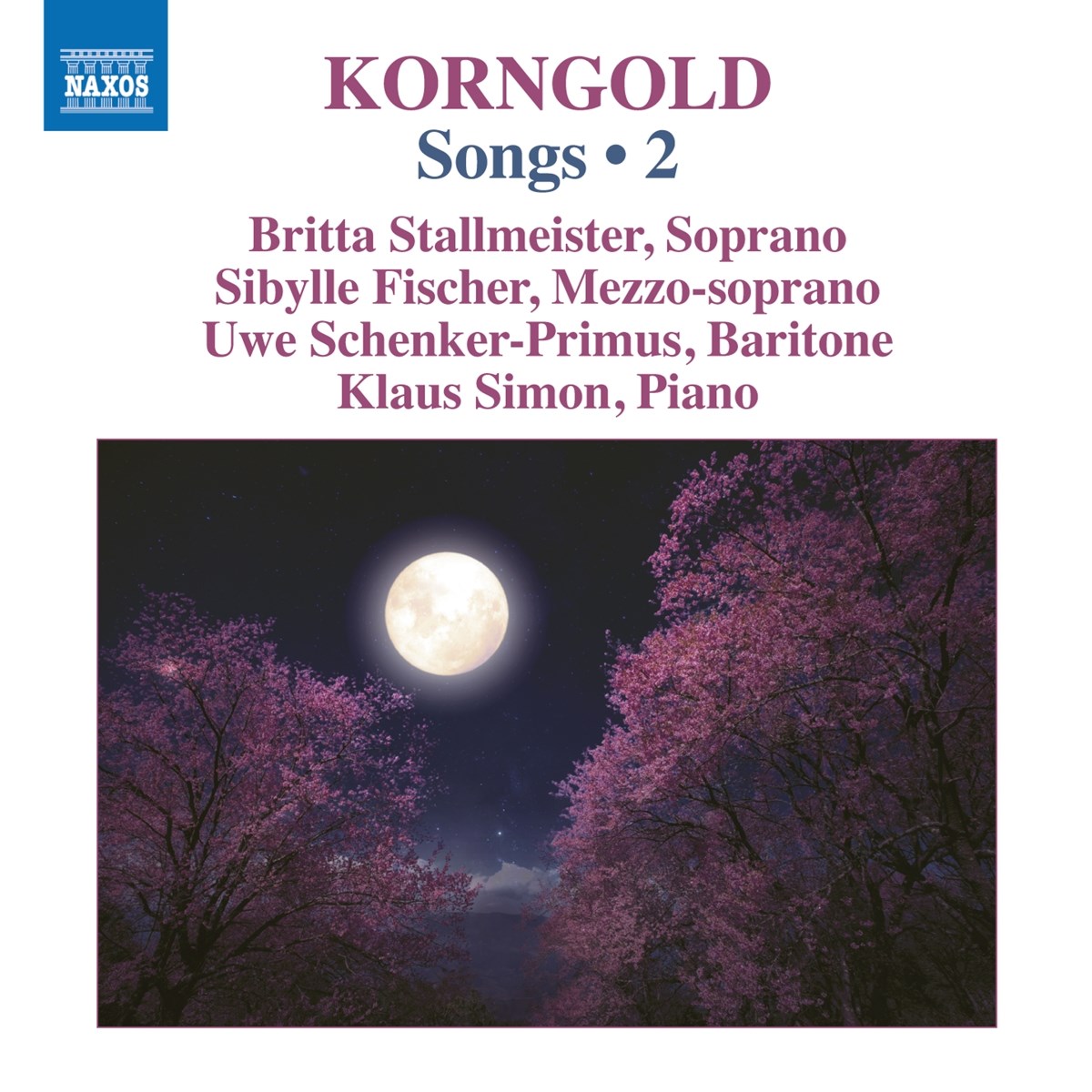Afbeelding van Britta Stallmeister, Sibylle Fischer, Uwe Schenker-Primis, Klaus Simon - Korngold: Songs, Vol. 2