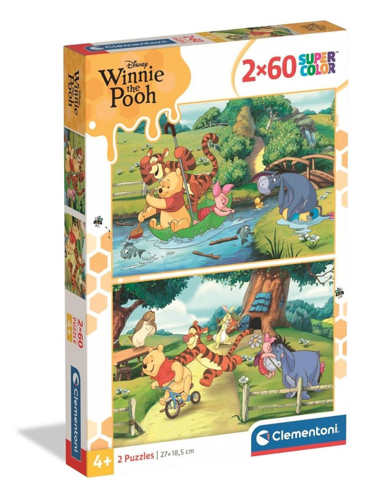 Afbeelding van Winnie The Pooh (2 x 60 stukjes)