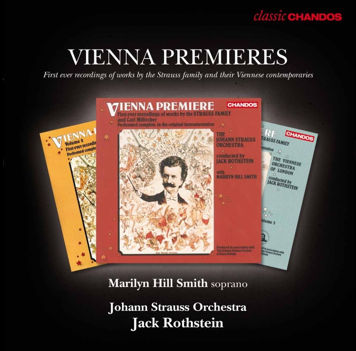Afbeelding van Marilyn Hill Smith, Johann Strauss Orchestra, Jack Rothstein - Strauss: Vienna Premiere, Vols 1-3