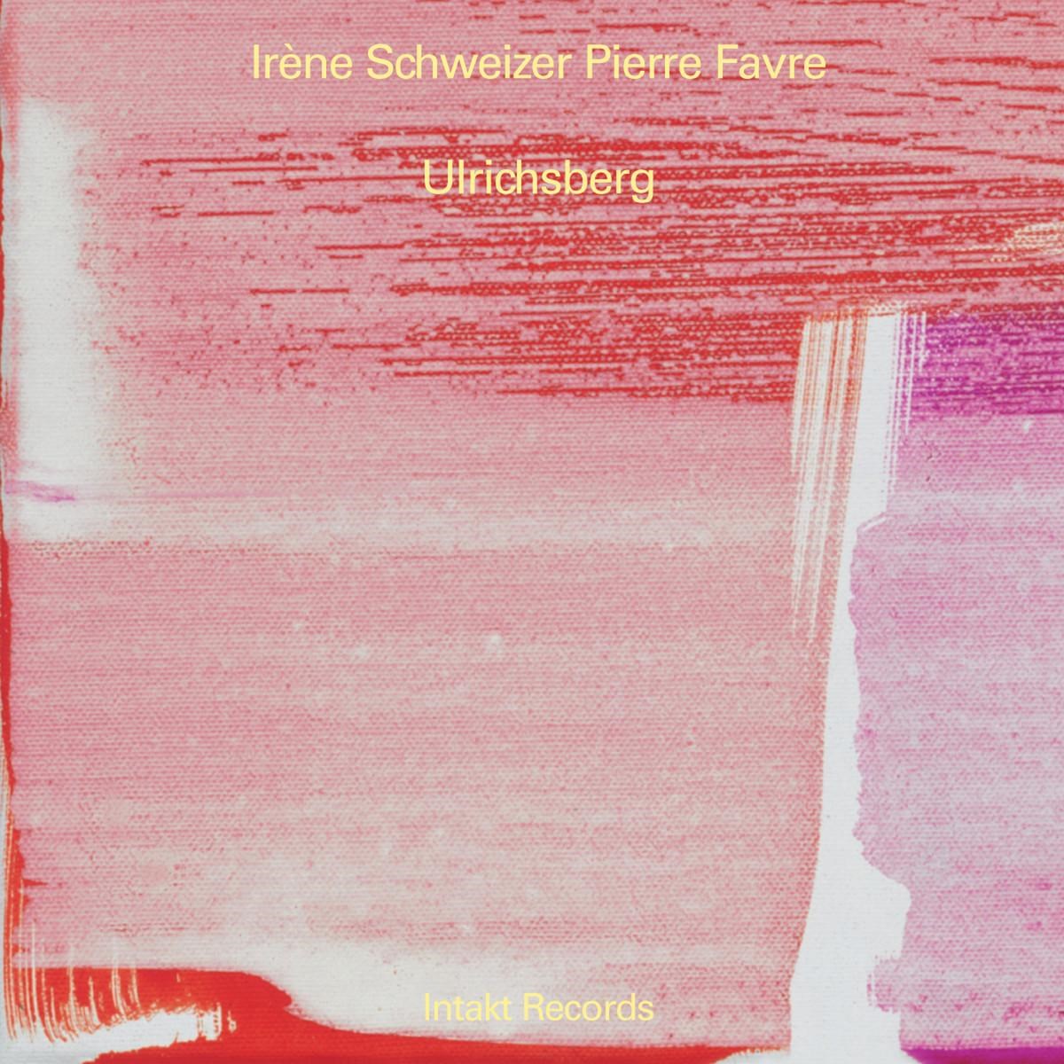 Afbeelding van Irène Schweizer & Pierre Favre - Schweizer: Ulrichsberg