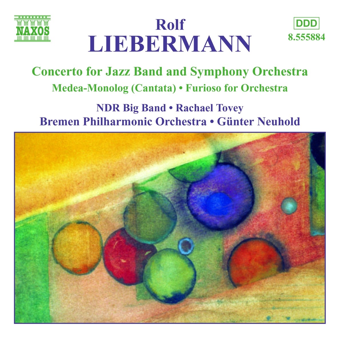 Afbeelding van Bremen Philharmonic Orchestra, Günter Neuhold - Liebermann: Concerto For Jazz Band And Symphony Orchestra
