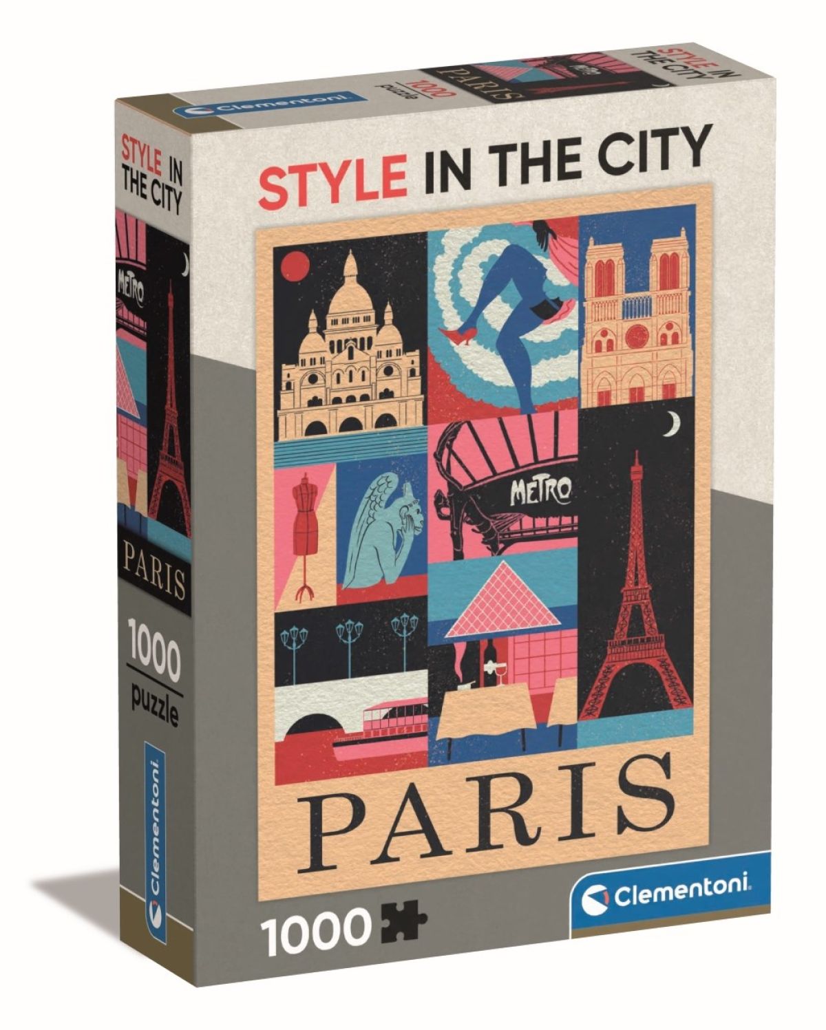 Afbeelding van Style In The City - Paris (Compact Box 1000 stukjes)