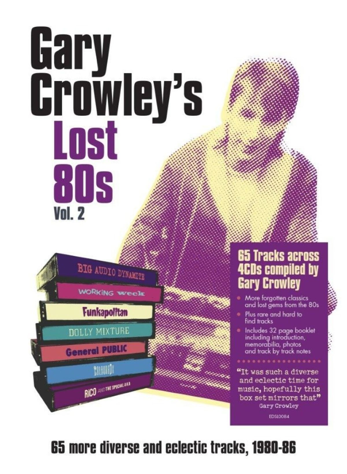 Afbeelding van Various Artists - Gary Crowley's Lost 80S Vol. 2 (65 More Diverse And Eclectic Tracks, 1980-86)