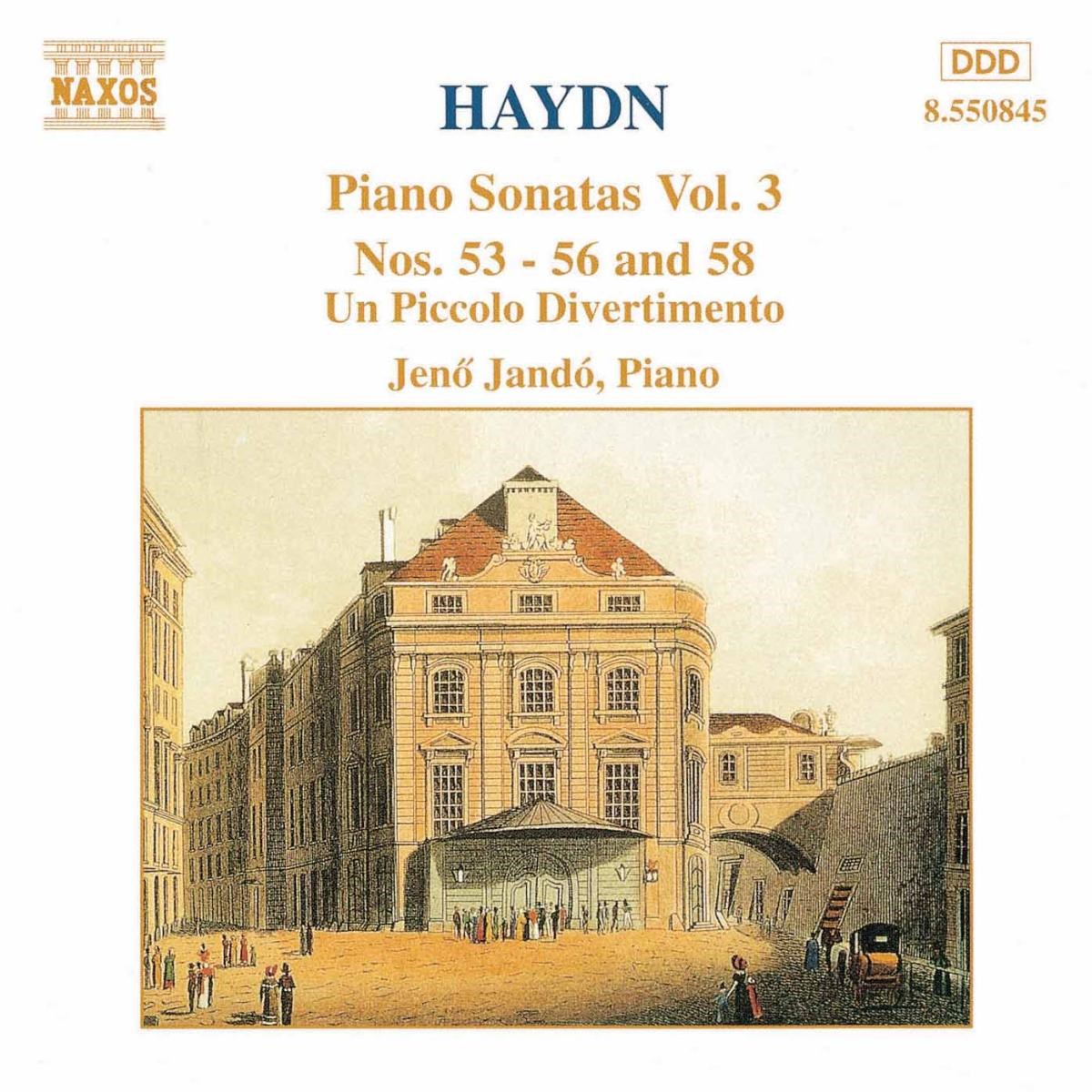 Afbeelding van Jeno Jandó - Haydn: Piano Sonatas 3