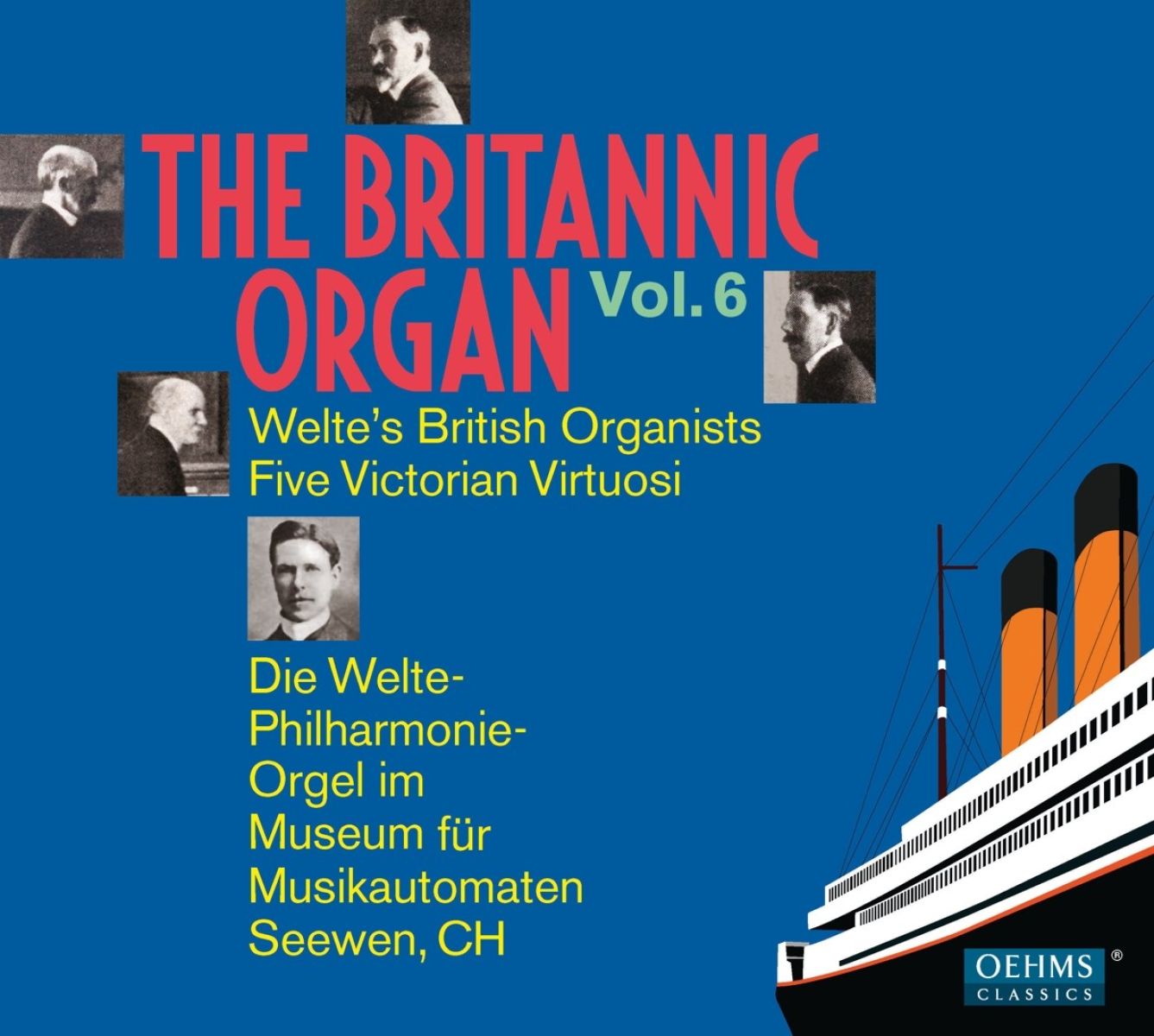 Afbeelding van Various Artists - The Britannic Organ Vol. 6: Welte's British Organists Five Victorian Virtuosi