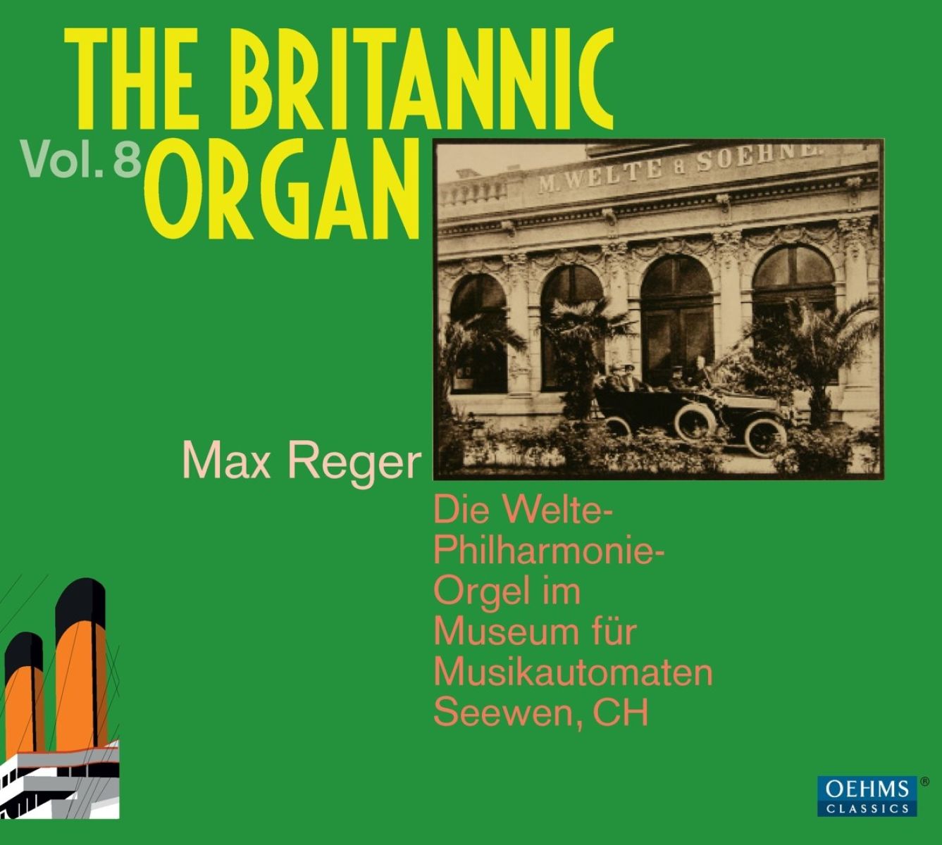 Afbeelding van Max Reger, Gunther Ramin, Kurt Grosse, Walter Fischer - The Britannic Organ Vol. 8: Max Reger