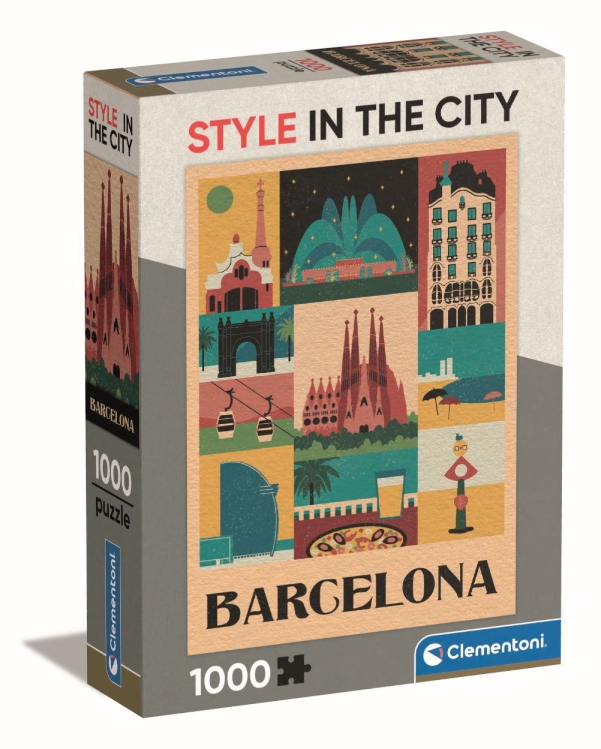 Afbeelding van Style In The City - Barcelona (Compact Box 1000 stukjes)