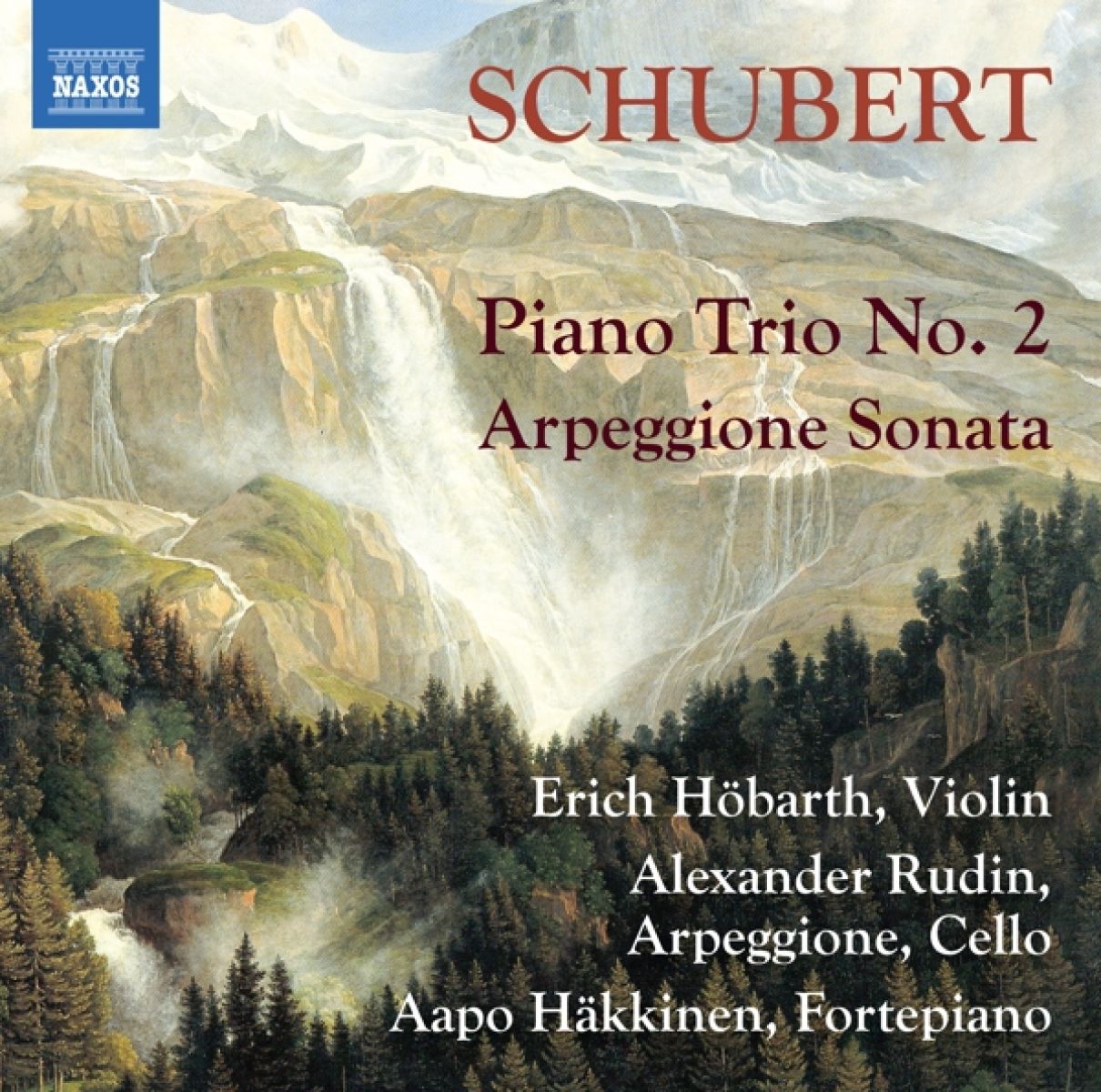 Afbeelding van Alexander Rudin, Erich Höbarth, Aapo Häkkinen - Schubert: Piano Trio No.2 - Arpeggione Sonata