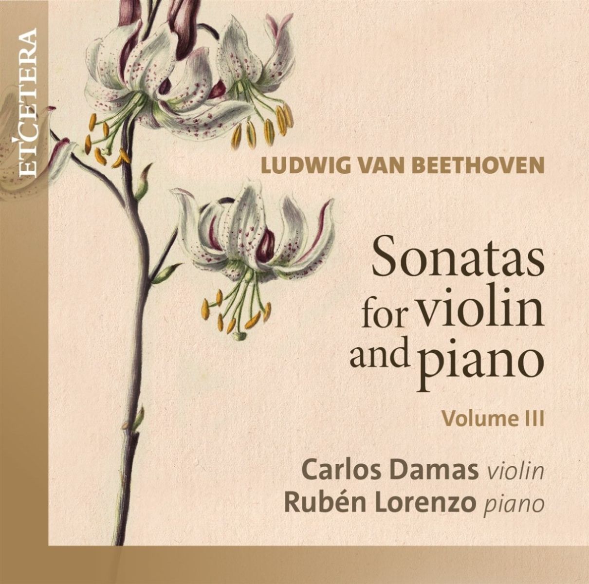 Afbeelding van Ludwig Van Beethoven: Sonatas For Violin And Piano Volume III