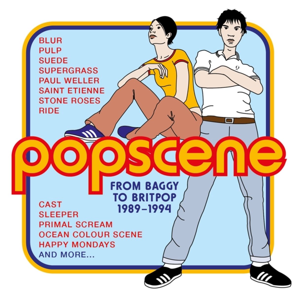 Various Artists - Popscene: From Baggy To Britpop 1989-1994
