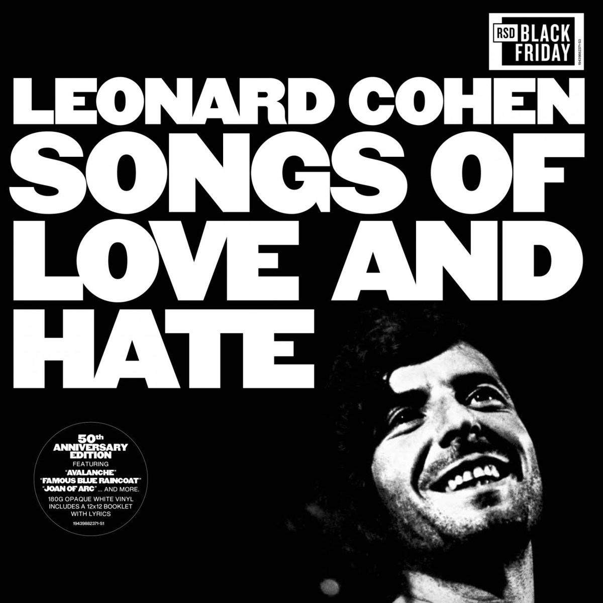 Afbeelding van Leonard Cohen - Songs Of Love And Hate