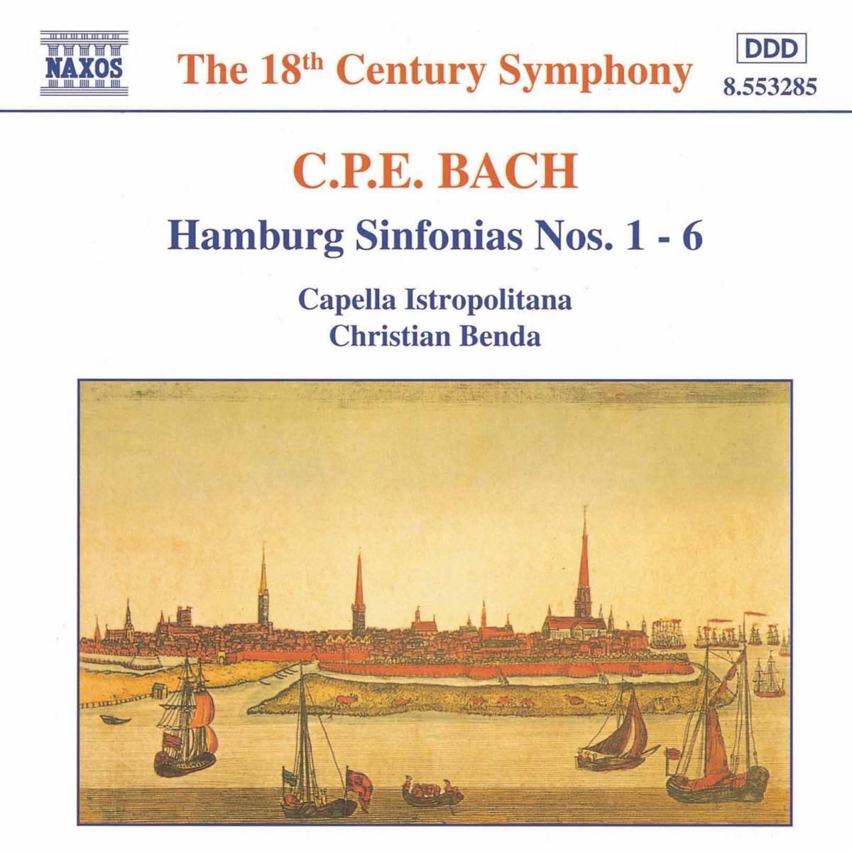 Capella Istropolitana, Christian Benda - C.P.E. Bach: Hamburg Sinfonias 1-6